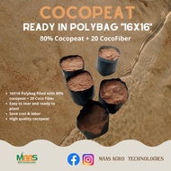 COCOPEAT READY IN POLYBAG 16X16 INCH 80% Cocopeat + 20% Coco Fiber
