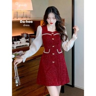 (READY NOW) GRANDY - Da-hee Dress Women's Ribbon Dress Ribbon Party Dress CNY Sincia Imlek Christmas