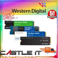 Western Digital WD M.2 PCIE NVME SATA GEN3 GEN4 SN350 SN550 SN570 SN750 SN770 SN850 SA510 240GB 250GB 1TB SSD BLUE GREEN