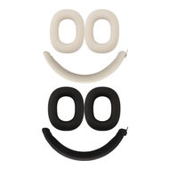 For Baseus Bowie H1i Headphone Ear Pad Sleeve Flexible Dustproof Headbeam Cover Soft Silicone Earpad