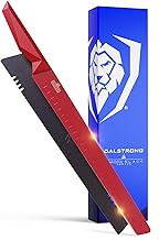 DALSTRONG Slicing & Carving Knife - 12 Inch - Shadow Black Series - Red Edition - Red Titanium Nitri