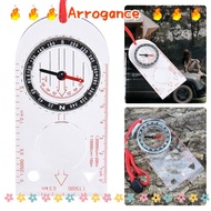 ARROGANCED Orienteering Navigation, Transparent Acrylic  Ruler Compass, High Quality Multi-function 
