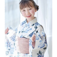[Minato-colored watercolor hydrangea (kids)] 2024 Kids Yukata