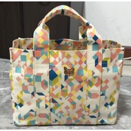 KLOSET ETCETERA Bag Pixel Model Plus1 Push-Up Second Hand Condition: Light White