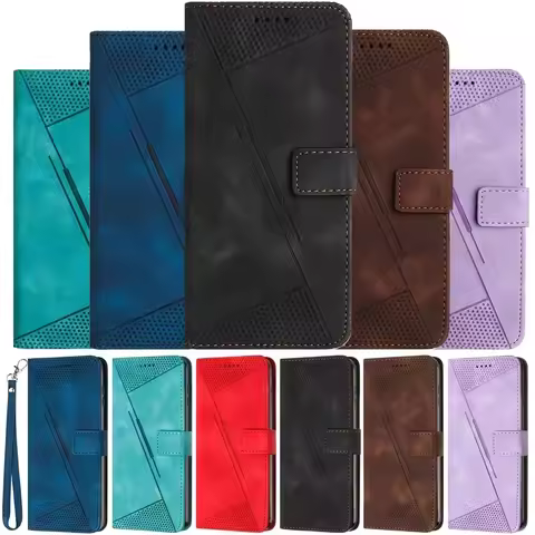 Flip Wallet Case For Redmi Note 13 Pro Plus 12 12S 14C 13C 12C Xiaomi POCO X6 Pro X5 F6 M6 Pro 5G F6