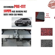 PROTON X70 PRE-CUT CUSTOMIZED NAIL BACKING CARPET MAT 10MM+/-