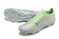 【ของแท้อย่างเป็นทางการ】PUMA Ultra 1.4 Instinct FG/เงิน  Mens รองเท้าฟุตซอล - The Same Style In The Mall-Football Boots-With a box