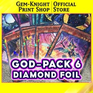 [Card Print] Yugioh Deck - God Pack 6 - Diamond Foil
