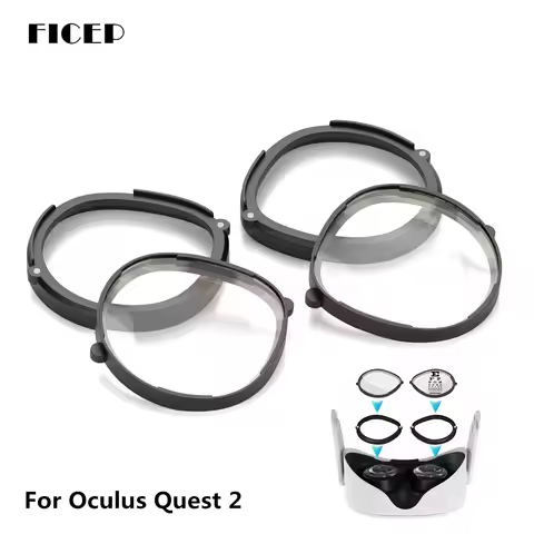 For Oculus Quest 2 Prescription Lenses Anti Blue Myopia Lens Quick Disassemble Magnetic Frame Glasse