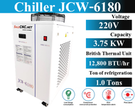 Chiller เครื่องทำน้ำเย็น Water Cooling เครื่องชิลเลอร์ JCW-6180 Chiller JCW6180 JCW-6180