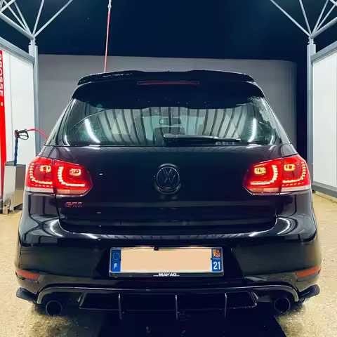 For VW Golf 6 MK6 GTI MK6 R Golf 7 MK7 Golf 7.5 GTI MK7.5 2008-2021 Car Rear Bumper Lower Diffuser L
