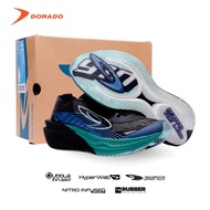 HIJAU 910 Nineten HAZE FLOW Running Shoes - BLACK GREEN/biru