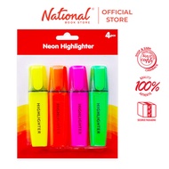 Neon Highlighter 4's - School & Office Supplies - Writing
