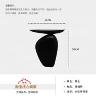 Modern Minimalist Pebble Shape Sofa Side Table Designer Living Room Bedside Cabinet Irregular Form S