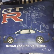 Nissan GTR R-34抱枕