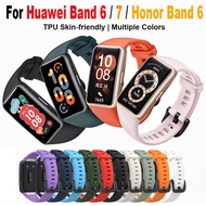 Silicone Strap for Huawei Watch Band 6/7 Strap Accessories Smart Replacement Watchband for Huawei Band 7