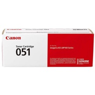 Canon 051 Original Toner Cartridge Canon Genuine toner 051 black, standard.