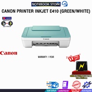 Canon Printer Inkjet E410 (GREEN/WHITE) /ประกัน 1 Year