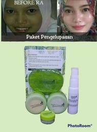 (COD) RF Glow Paket Pengelupasan / Cream Pencerah Wajah