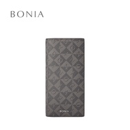 Bonia Black Alvaro Monogram Long Wallet