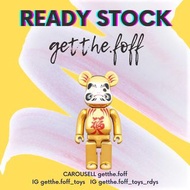 🙀現貨 BE@RBRICK BEARBRICK DARUMA GOLD PLATING COMMITMENT GOLD 400% 達摩 福入 電鍍版