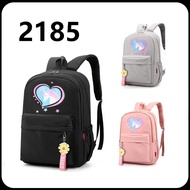 2185 #Korea Backpack High Quality ( Beg Sekolah / School Bag / Beg Galas / Laptop / College ) Design Girl