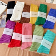 Colorful Men'S And Women'S basic Stripe Socks / Socks, 100% cotton, Absorbent Sweat