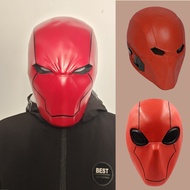 Batman Red Hood Latex Mask for cosplay Dark Knight Halloween Batman Mask