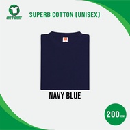 OREN SPORT Unisex Superb Cotton Round Neck T-shirt - Navy CT71