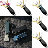JUSTODO Keys Fob with Clip, with Screwdriver Modern Key Organizer,  Metal Multi-function Holds 2-6 K