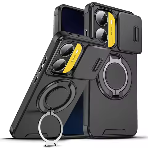 Shockproof Ring Holder Cover Case for Xiaomi Mi 15T Pro 5G 14T POCO F8 M8 Pro POCO X7 Pro F7 Ultra X