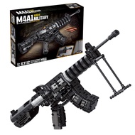 Tương thích với mô hình súng đồ chơi LEGO quà tặng bé trai AK47 khối xây dựng súng lắp ráp khối xây 