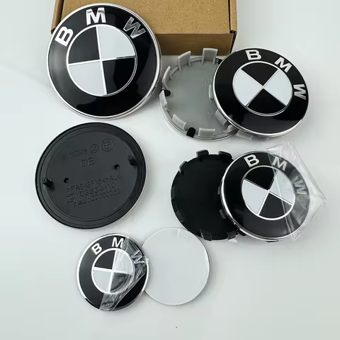 45mm56mm 68mm 74mm 82mm Car Front Hood Emblem For BMW X1 X2 X3 X4 Wheel Hub Caps Badge X5 X6 F48 F39