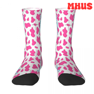 [MHUS] Fresh Femboy Milk Cow Blue Socks Fashion Trends Unisex Stockings 3D Printing Gifts Breathable