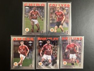 2025 Topps Chrome UEFA Europa League Manchester United 足球卡