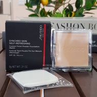 Shiseido Synchro Skin Self-Refreshing Custom Finish Powder Foundation 9g & Case แป้งผสมรองพื้น - ตลั