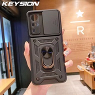 KEYSION Shockproof Case for VIVO Y51 Y51 2021 Y51A Y31 Y53S 4G Push Pull Camera Protection Phone Cov