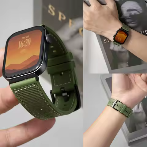 Silicone Braided Nylon Band for Huawei Watch Fit3/4/4Pro Strap for Huawei Watch Fit 2 Bracelet for H