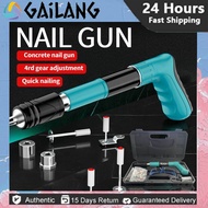 GAILANG  Nail Gun Tufting Gun Manual Steel Nails Gun Concrete Rivet Gun Steel Wall Anchor Wire Slotting Device Nail