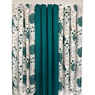 Camella Teal Green Curtain with Ring - (5FT - 8FT)