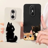 For Itel A33 A33Plus Lens Protective Casing Itel A33 Plus ItelA33 Cute Cat Cartoon Soft Silicone Pho