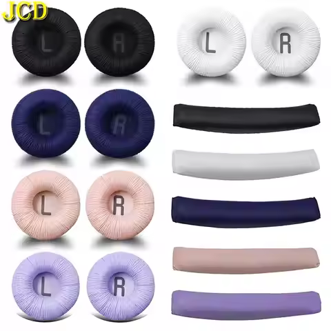 JCD 1Pair Headset Earpad Foam Ear Pads Pillow Cushion Cover For Headphone JBL Tune 600 T450 T520BT T