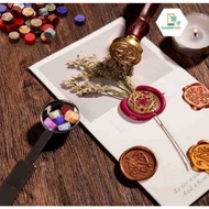 LILIN Wax Seal Beads / Invitation Stamp / Vintage Wax Seal Wax Beads Metallic Octagon Seal Wax Beads