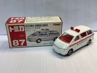 Tomy Tomica 紅白盒 87 Toyota Estima Ambulance