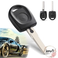 JONY Car Key Shell, Uncut Blade Blank Key Transponder Key, Durable ABS HU66 HU162T Blade Car Key  fo