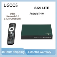UGOOS SK1 LITE Android14 TV Box 4GB RAM 64GB ROM ARM Mali-G57 MC2 2.4G/5G Dual WiFi Bluetooth 5.2