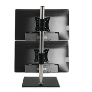 Upper and Lower Double Screen Monitor Base Bracket 14-32-Inch Universal Computer Display Desktop Base Lifting Rotation/Dual Monitor Stand / Two Arm Monitor Mount / LCD Screens Desk Stand