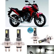 2x LED Xenon White 6000K LAI Bulbs Headlight For Honda CB 500F 2012-2023