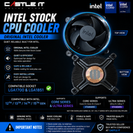 Intel Original Stock Stock Air Laminar RM1 RM2 CPU Cooler LGA1851 LGA1700 LGA1200 LGA1151 LGA115X