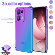 Oppo Reno15 Pro Max Reno15 FS Case Shockproof Gradient Clear Soft TPU Silicone Case Hybrid Cute Bump